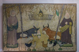 <center>Exposition de crèches en 2017.</center>David Dellepiane La Nativité, 1925 Huile sur toile 101,3 x 155,5 cm